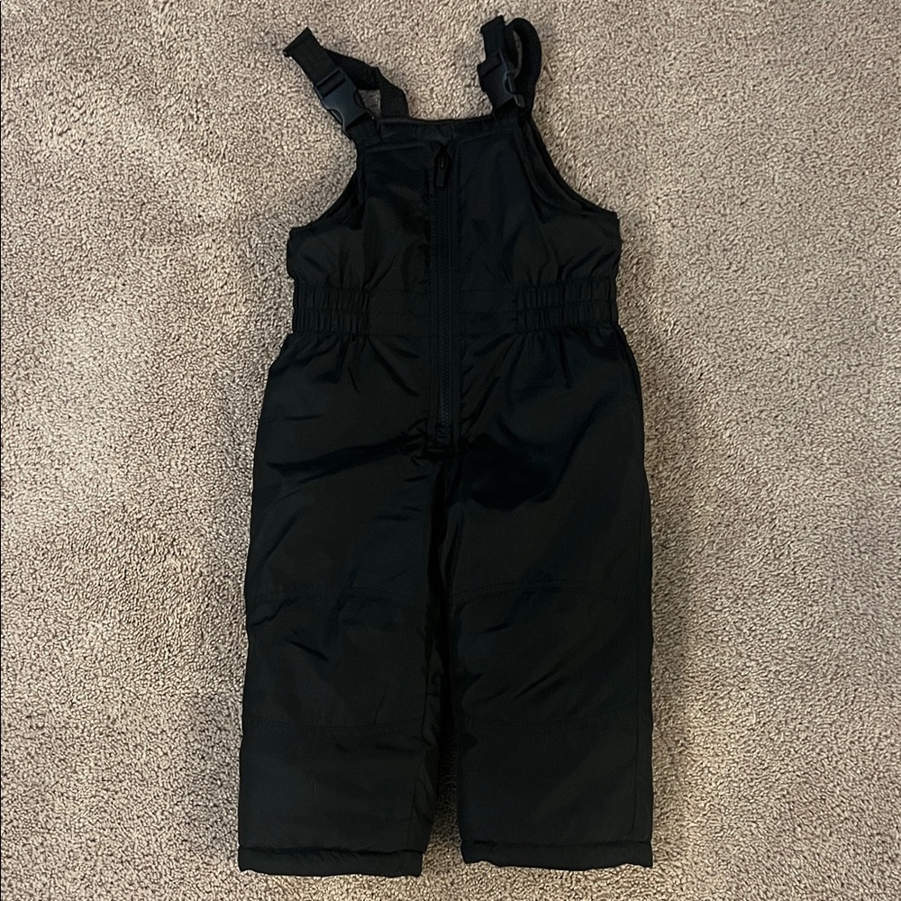 Carter's Black Snow Pant Overalls